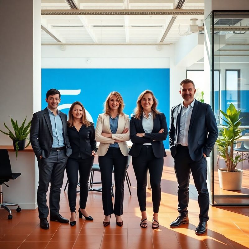Equipo profesional de Atelier de Barcelona en un espacio de trabajo luminoso en Murcia